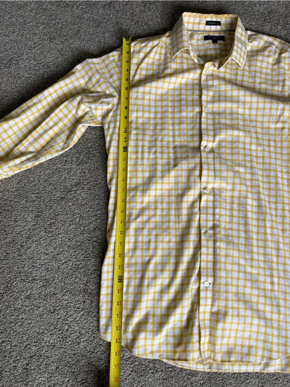 Banana Republic Men’s Button Down Collared Dress Shirt Camden Fit Large Tall